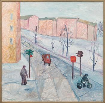 HEIKKI TUOMELA, öljy kankaalle, signeerattu ja päivätty -65.