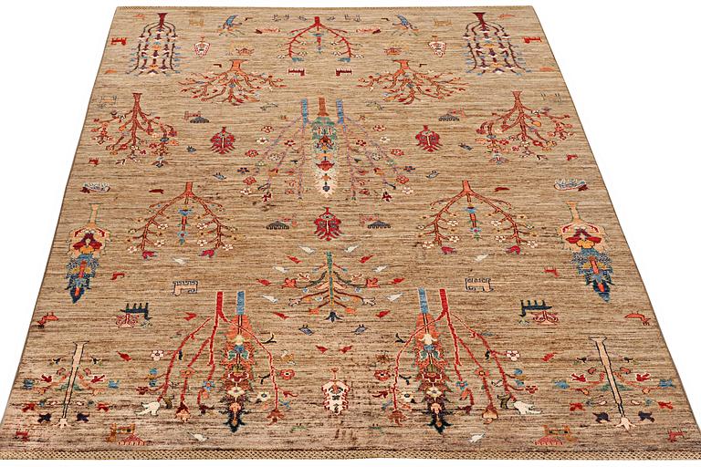 A Khorjin carpet, c. 244 x 176 cm.