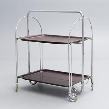 A mid 20th century German ' Dinett' tea trolley for Gerlinol.