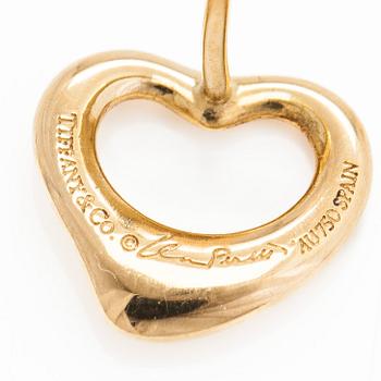 Tiffany & Co, Elsa Peretti, örhängen, "Open Heart", 18K guld.