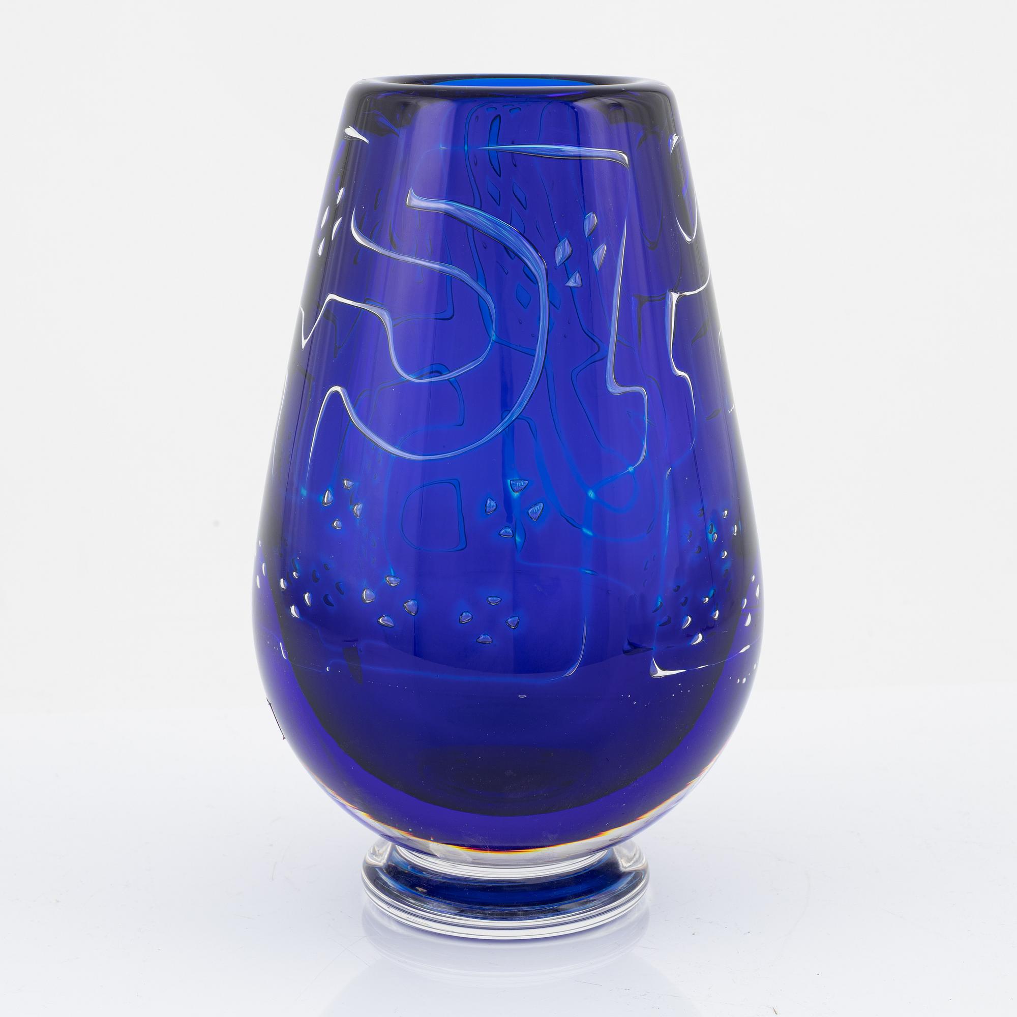 Lars Hellsten, vas, glas, Orrefors.