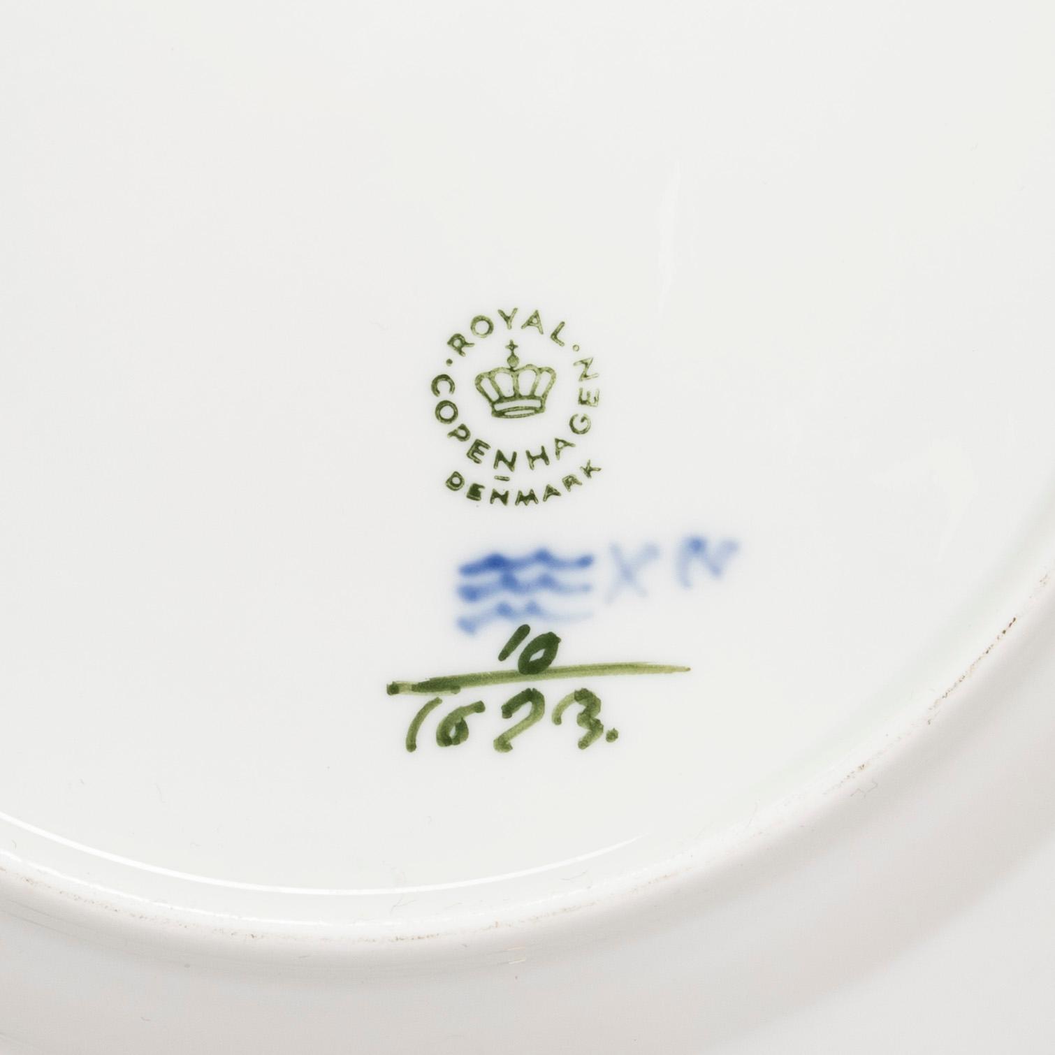A 66-piece Royal Copenhagen 'Blå Blomst' tableware set, Denmark 1959-61.
