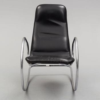 a model S826 rocking chair by Ulrich Böhme for Thonet, designed 1971.