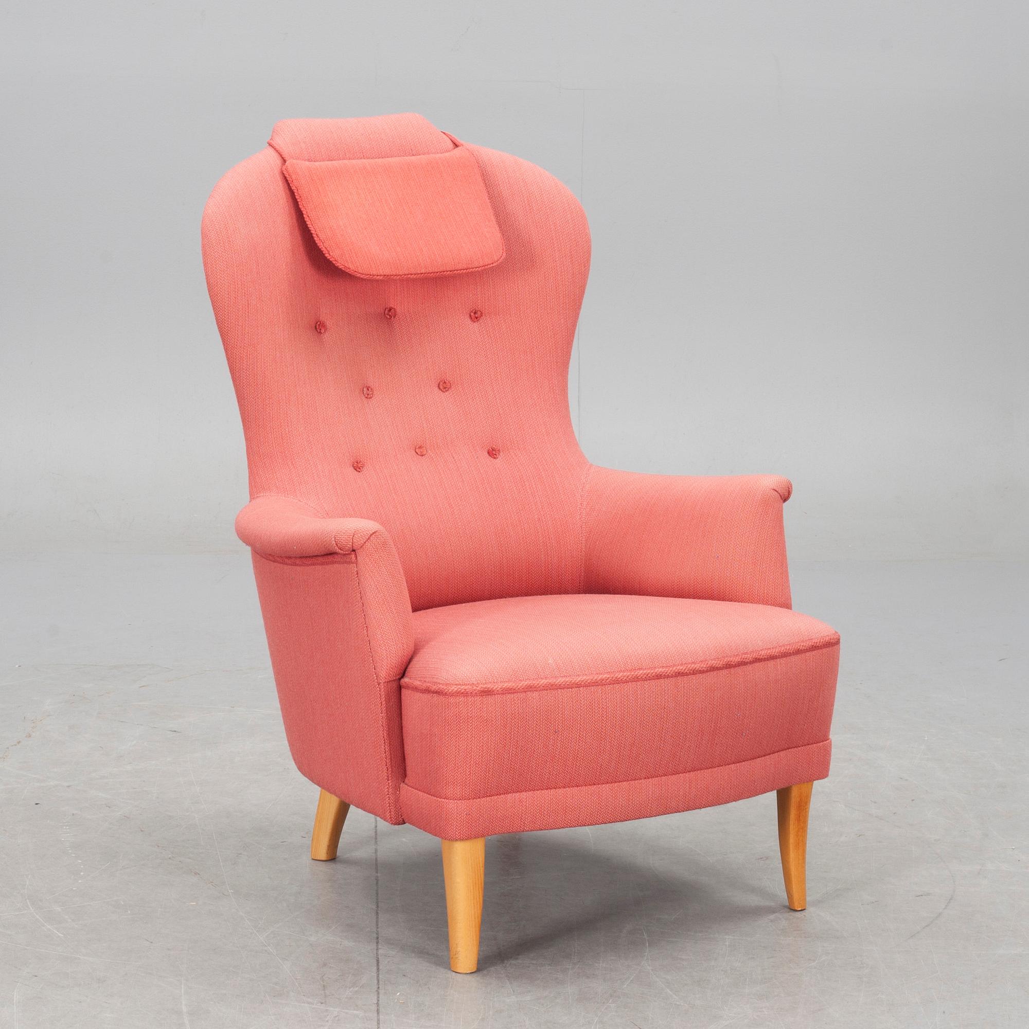 FÅTÖLJ, "Farmor", Carl Malmsten.