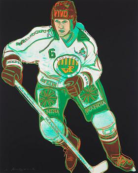 Andy Warhol, ”Frölunda Hockey Player”.