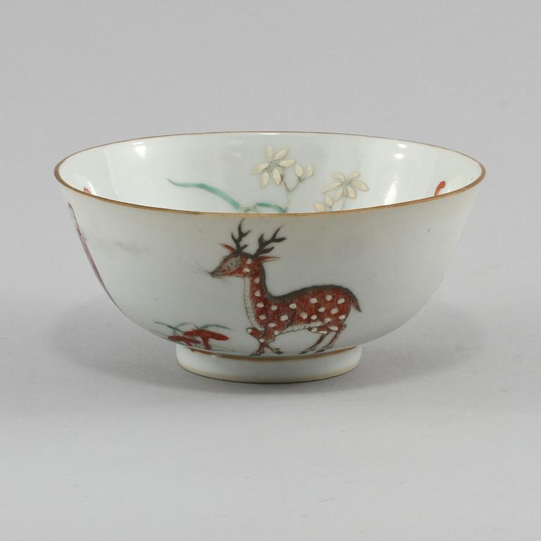 SKÅL, porslin, Kina, 1900-tal.