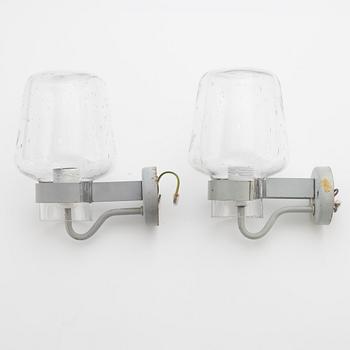 A pair of wall lamps, ASEA Skandia, mid 20th century.