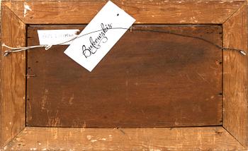 Axel Lindman, oil on panel signed.