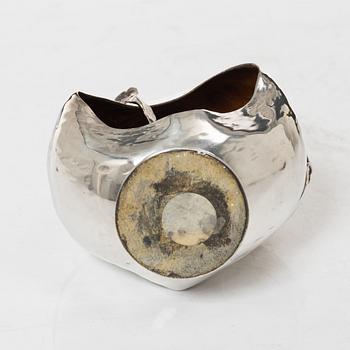 Lars Arby, A silver sculpture, mark of Lars Arby, Gothenburg, Sweden 1969.
