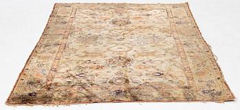 Matta, antik silke Kayseri, ca 170 x 116 cm.