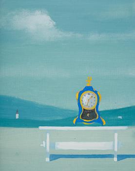 Stellan Mörner, Landscape with a Table Clock.
