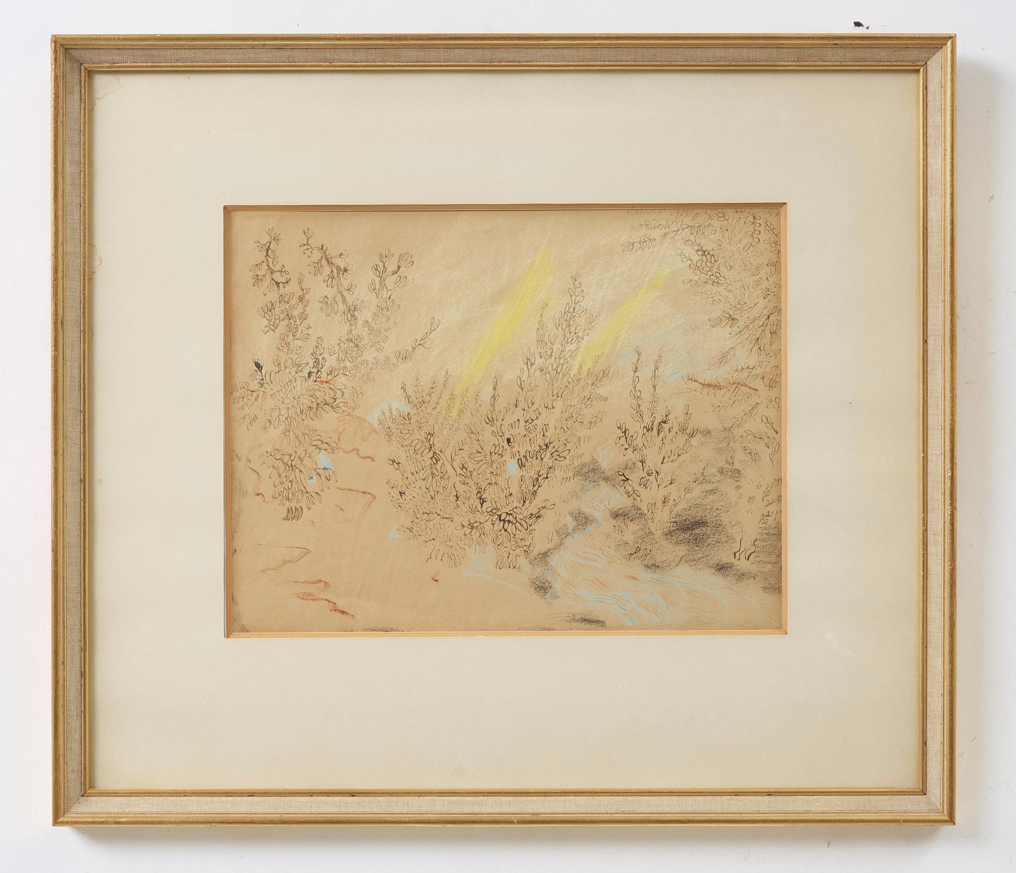 Carl Fredrik Hill, Vegetation by a stream.