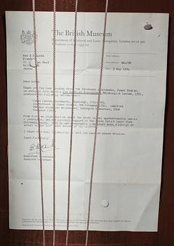 GOLVUR, James Panton, Skottland, 1700-tal.