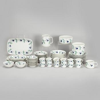 SYLVIA LEUCHOVIUS, servis, 60 delar, porslin, "Sylvia", jubileumsservis, Rörstrand.