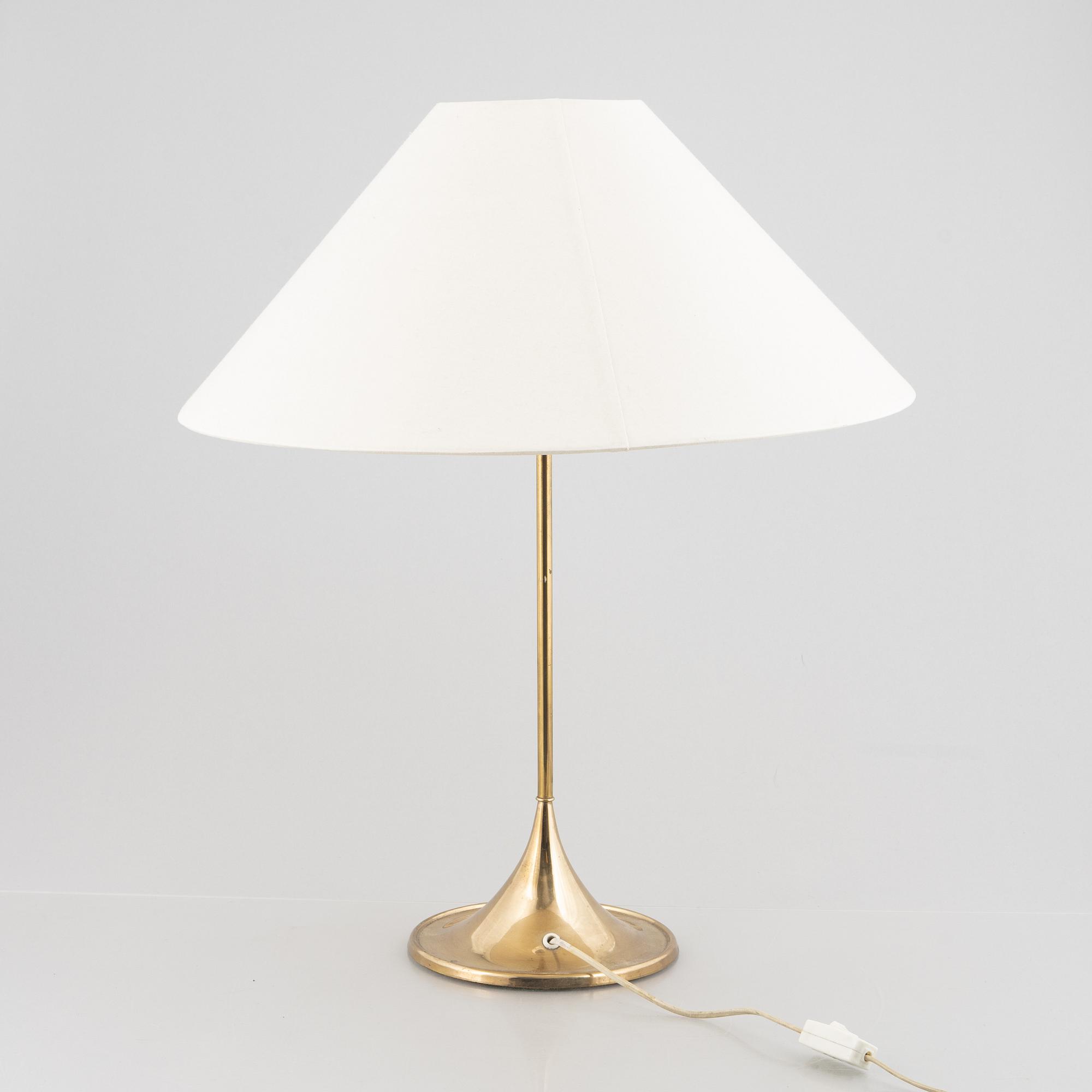 Yngvar Sandström & Alf SVensson, bordslampa, modell B-024, Bergbom, 1900-talets andra hälft.