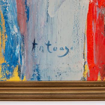 Imre Antonyi, acrylic on canvas, signed.