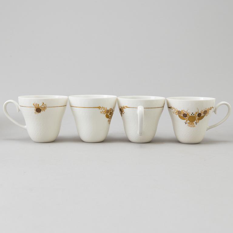 MOCCASERVIS, ca 12 delar, porslin, Björn Wiinblad, Rosenthal, 1900-talets andra hälft.