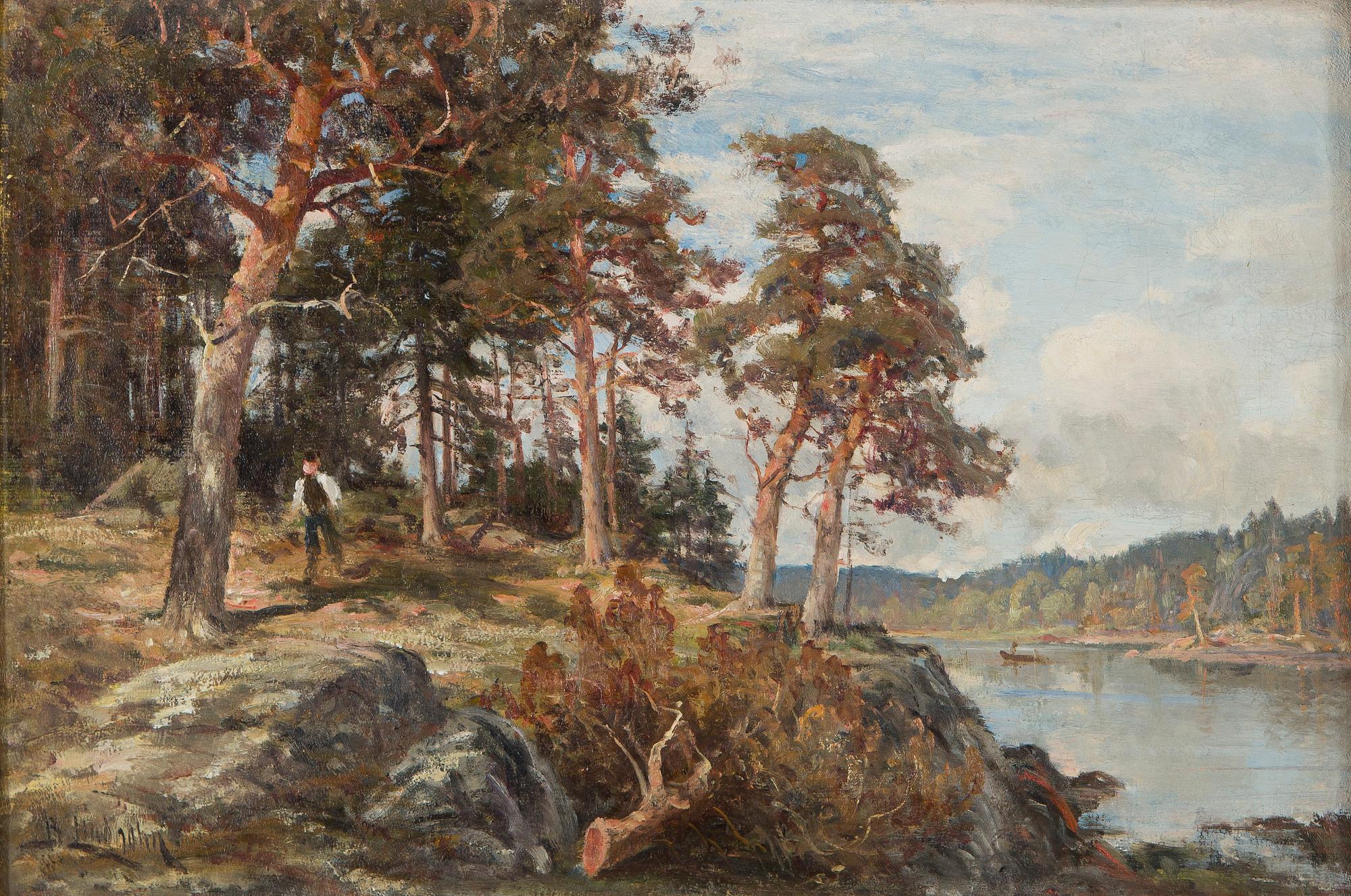 Berndt Lindholm, The Man on the Forest Path.