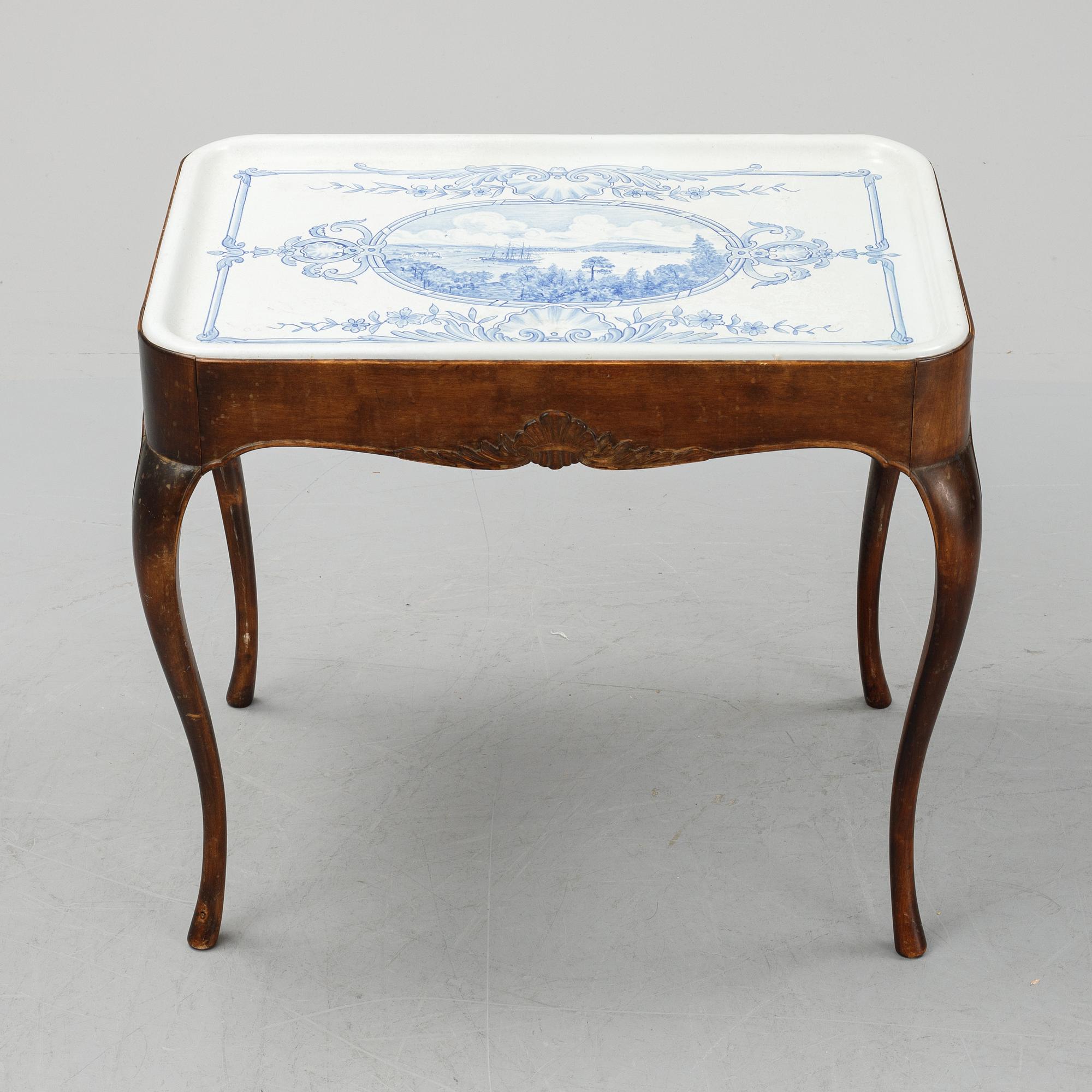 Teatable, signed John Sjöstrand 1930.