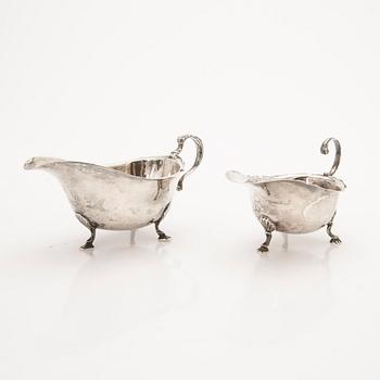 Parti silver, 5 delar, England, London, 1900-tal.