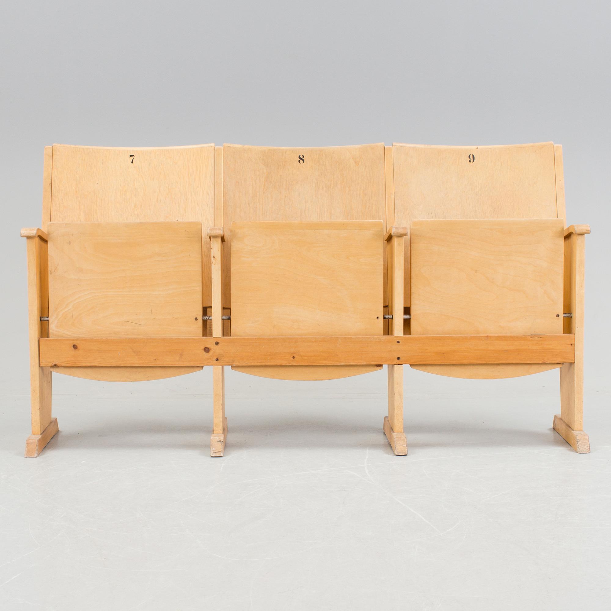 BIO- / TEATERBÄNK, 1900-tal.