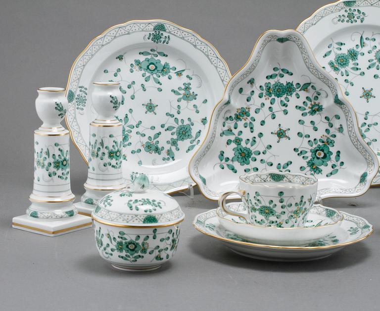 SERVISDELAR, 59 delar, porslin, Meissen, 1900-talets andra hälft.