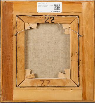 JEAN ROSENGREN, 2 st, olja på duk, signerade.