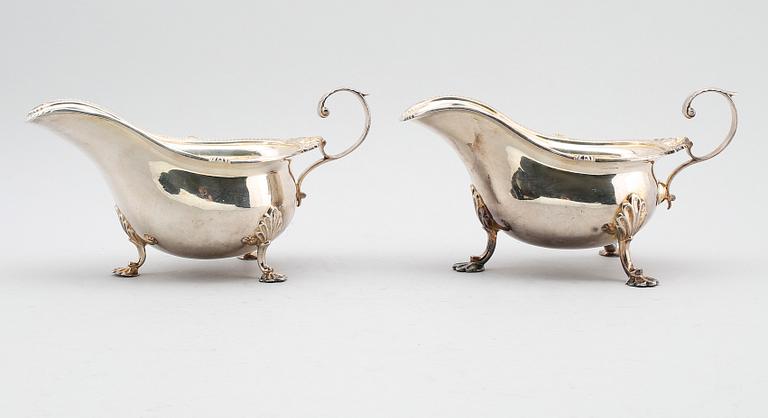 SÅSSNIPOR, 2 st, pläter, Walker & Hall, Sheffield, 1900-talets första hälft.