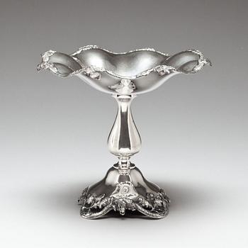 KONFEKTSKÅL, silver, GAB, 1898. Vikt 286 gram.