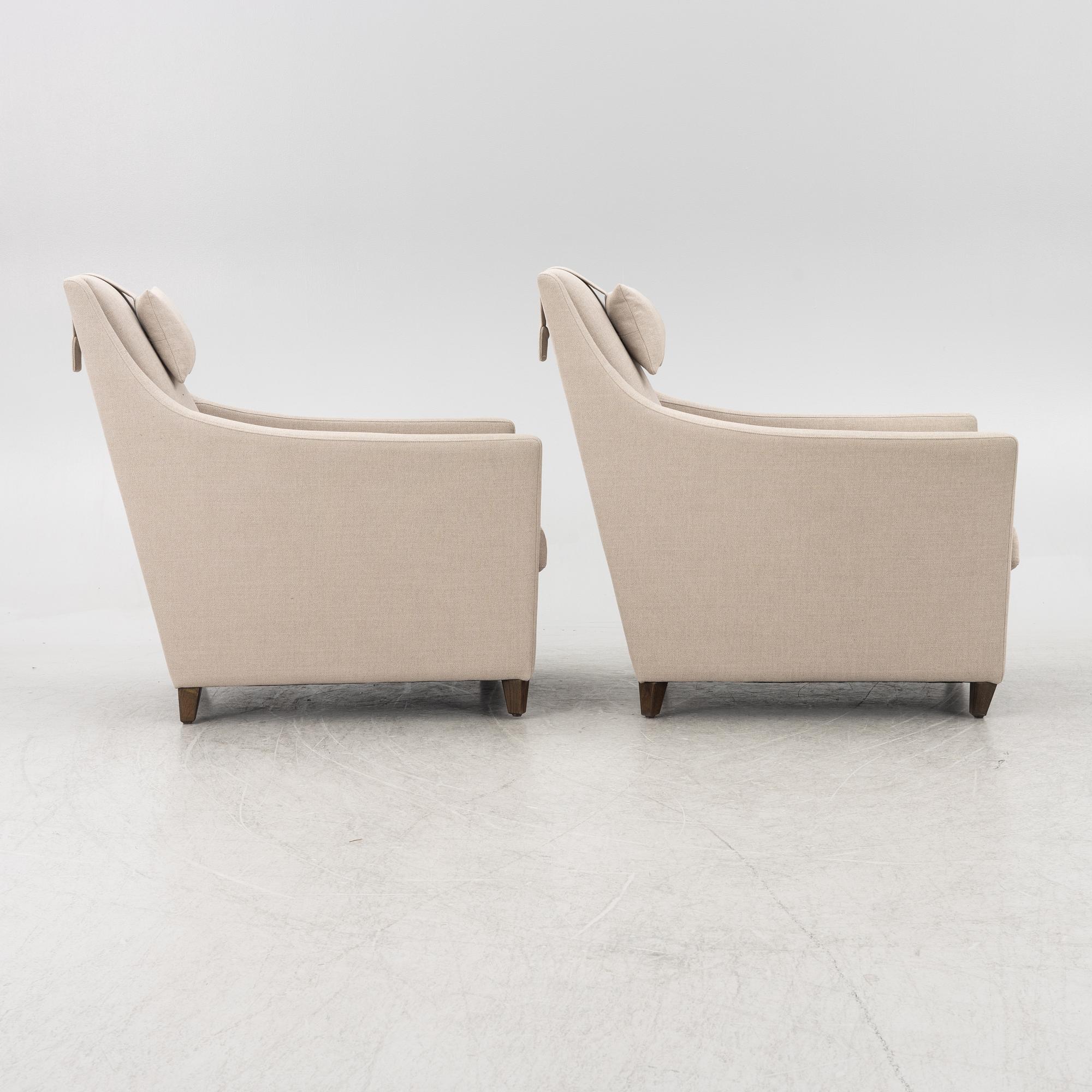 Fåtöljer, ett par, "Lean", Slettvoll, 2000-tal.