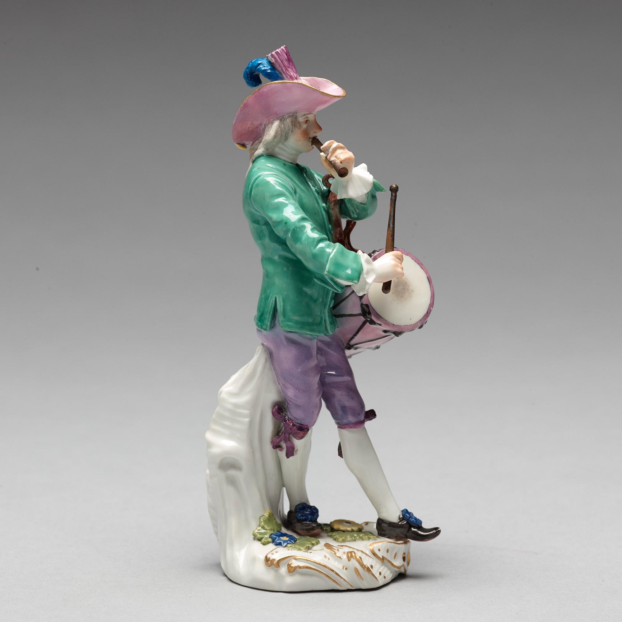 FIGURIN, porslin. Meissen, 1700-tal.