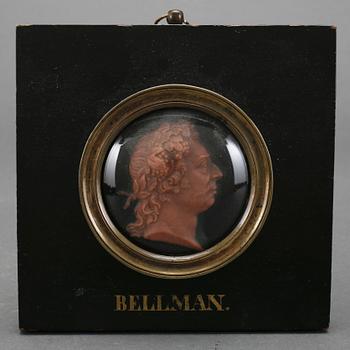 MINIATYRER, 4 st, vax, 1800-tal.