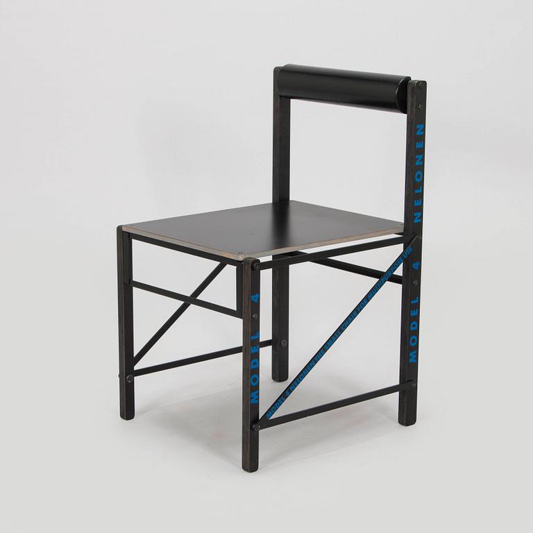 Yrjö Kukkapuro, tuoli, "Nelonen", Avarte, 1980-luku.