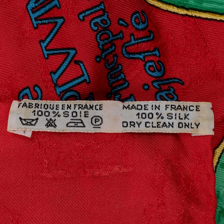 Hermès, scarf, "L'Instruction du Roy en l'exercice de Monter à Cheval".