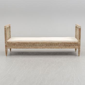 A gustavian sofa, ca 1800.