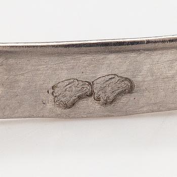 An 18K white gold necklace with old- and rose-cut diamonds ca. 1.65 ct in total. France, turn of the 20th century.