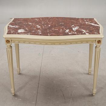 SALONGSMÖBLEMANG, 4 delar, gustaviansk stil.