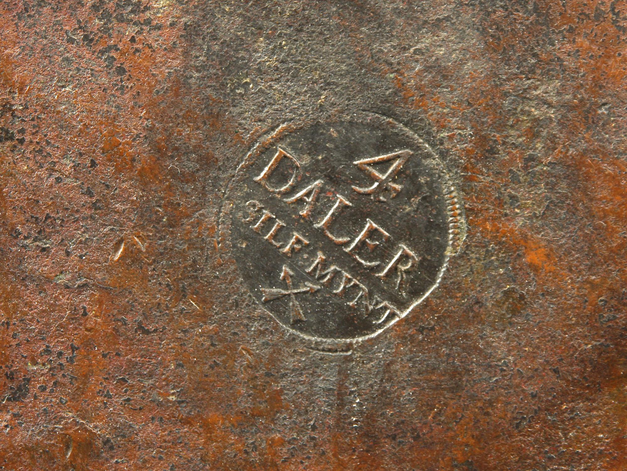 KOPPARMYNT, 4 DALER silvermynt med Fredrik I monogram 1726.