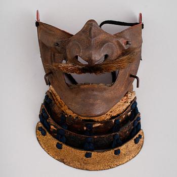 MASK, järn, Mempo, 1650-1750.