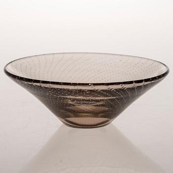 A bowl by Gunnel Nyman, signed G Nyman Nuutajärvi.