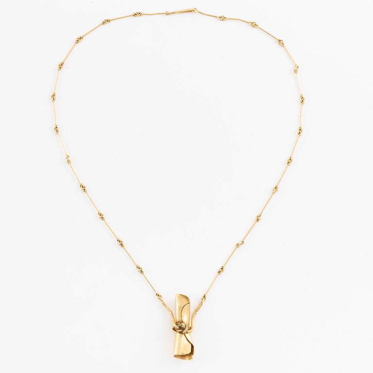 Magnus G:son Liedholm, necklace, 18K gold.
