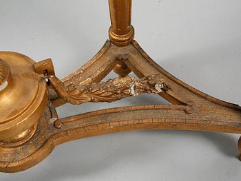 KONSOLBORD, gustaviansk stil, sent 1800- / tidigt 1900-tal.