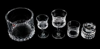 SERVISGLAS, 39 delar, "Silvia", Ingeborg Lundin, Orrefors.