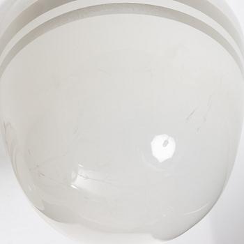 Harald Notini, a pair of ceiling lamps, variant of model "10148", Arvid Böhlmarks Lampfabrik, Stockholm, 1930s.