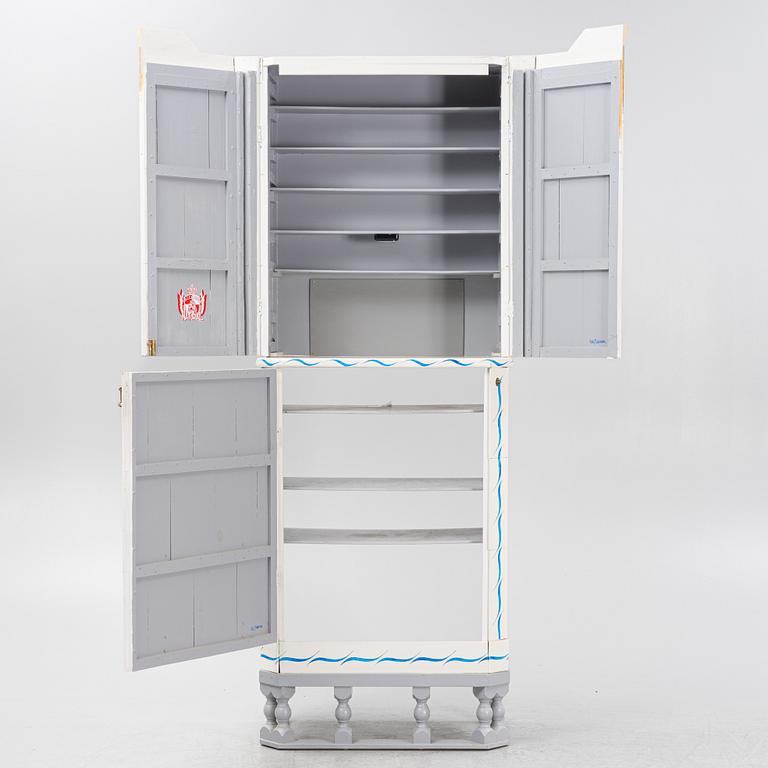 Kakelugnsskåp, 1900-talets slut.