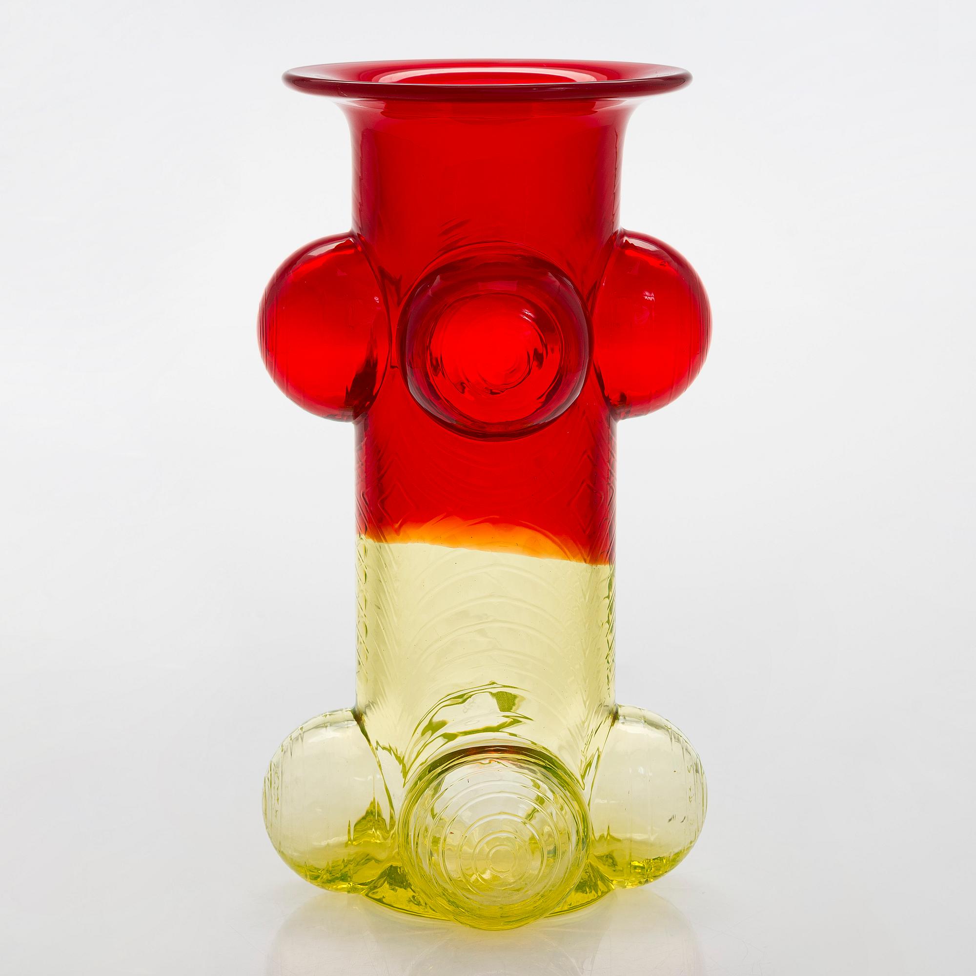 Nanny Still, "Pajazzo", Riihimäen Lasi Oy. Signeeraamaton.