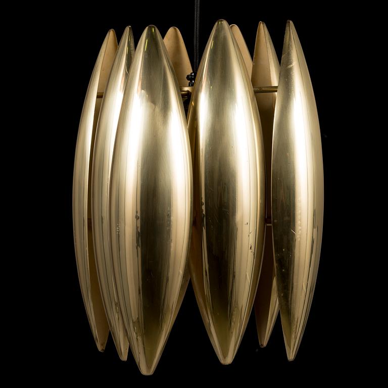 JO HAMMERBORG, taklampa, "Kastor", Fog & Mörup, Danmark, 1900-talets andra hälft.