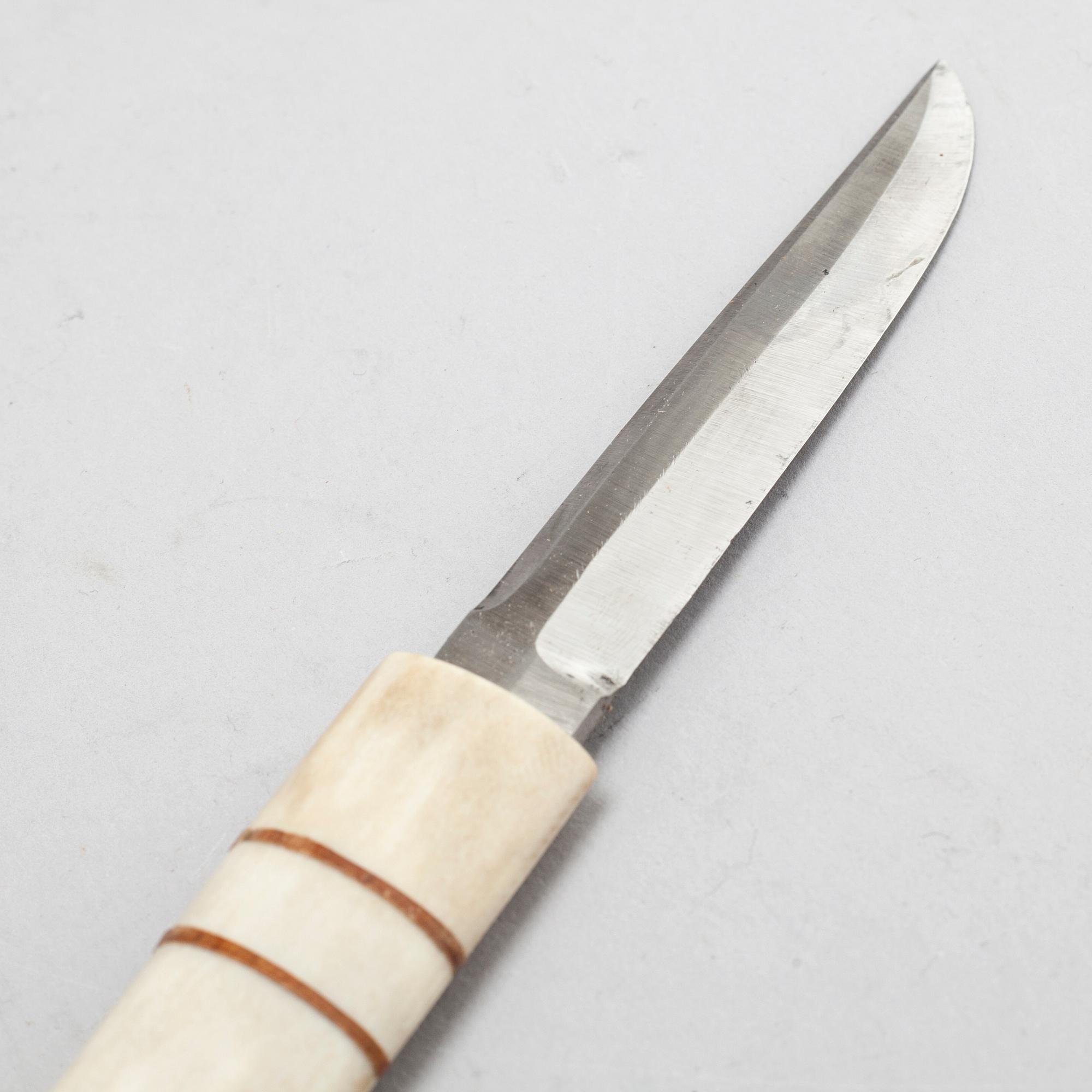 A knife by Nikolaus Fankki, signed.