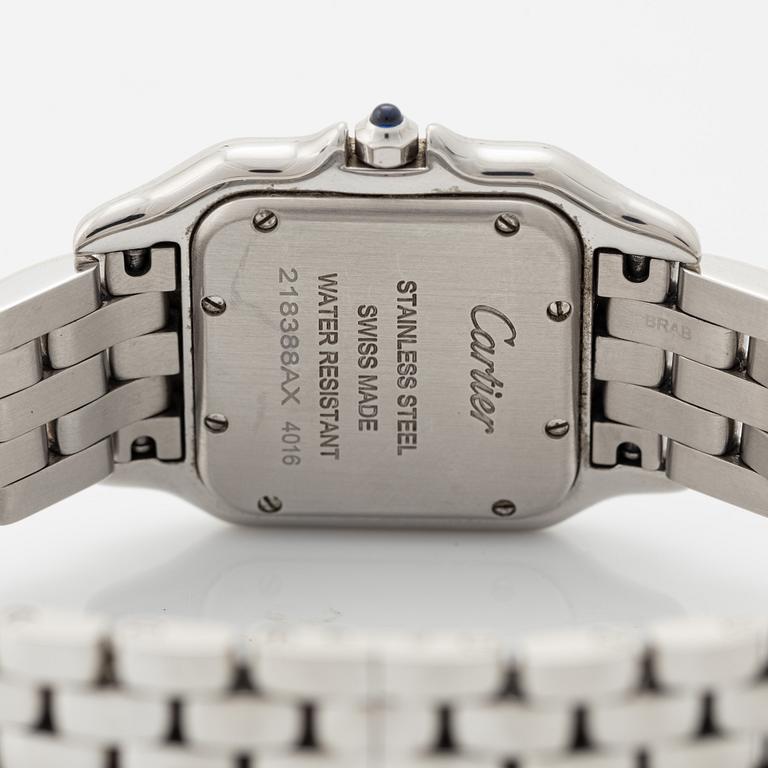Cartier, Panthére, armbandsur, 27 x 27 (37) mm.