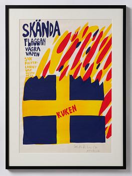 Carl Johan De Geer, "Skända Flaggan".